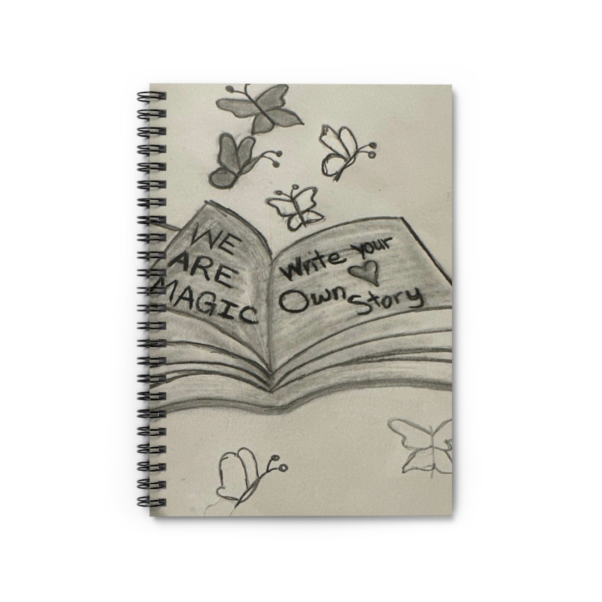Inspirational Spiral Notebook - 'Write Your Own Story' Design