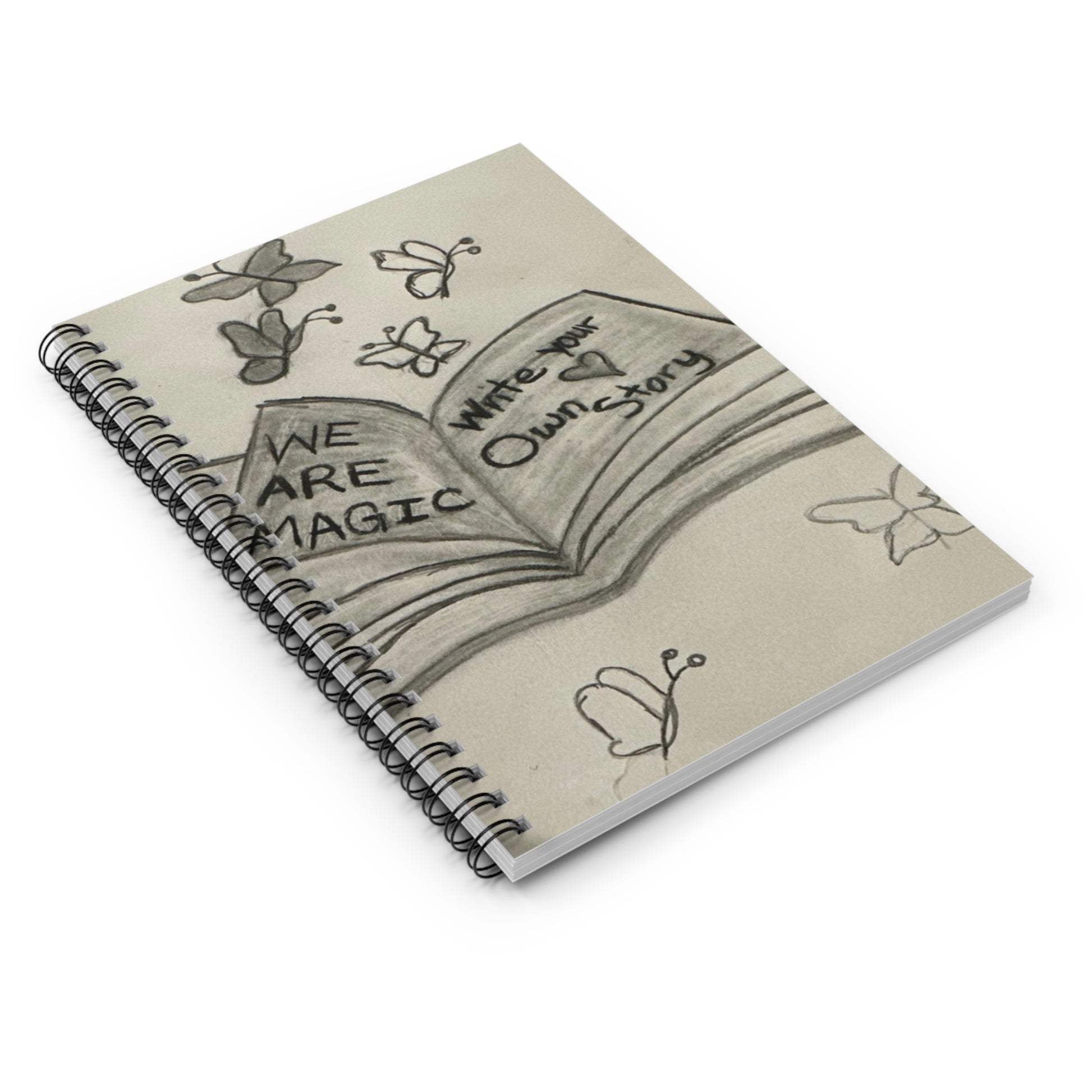Inspirational Spiral Notebook - 'Write Your Own Story' Design