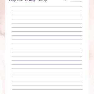 Say The Thing Journal