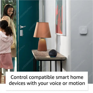 Compact Alexa Bluetooth and Wi-Fi smart speaker for smart home