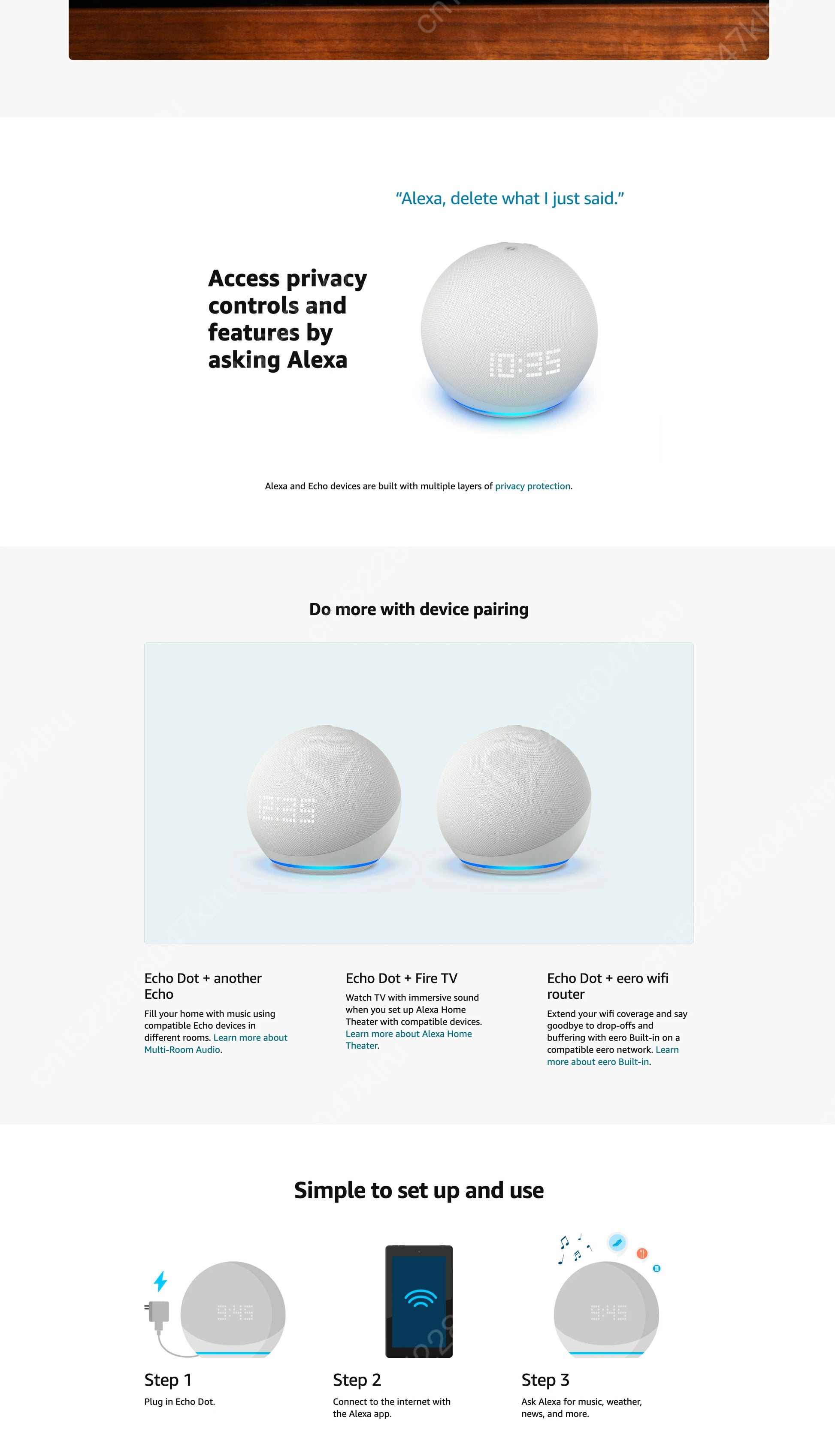 Amazon Echo Dot Original Echo Dot 5th Generation Smart Speaker with Alexa 