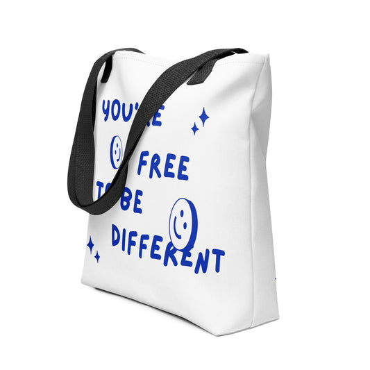 You're Free To Be Different- Tote bag