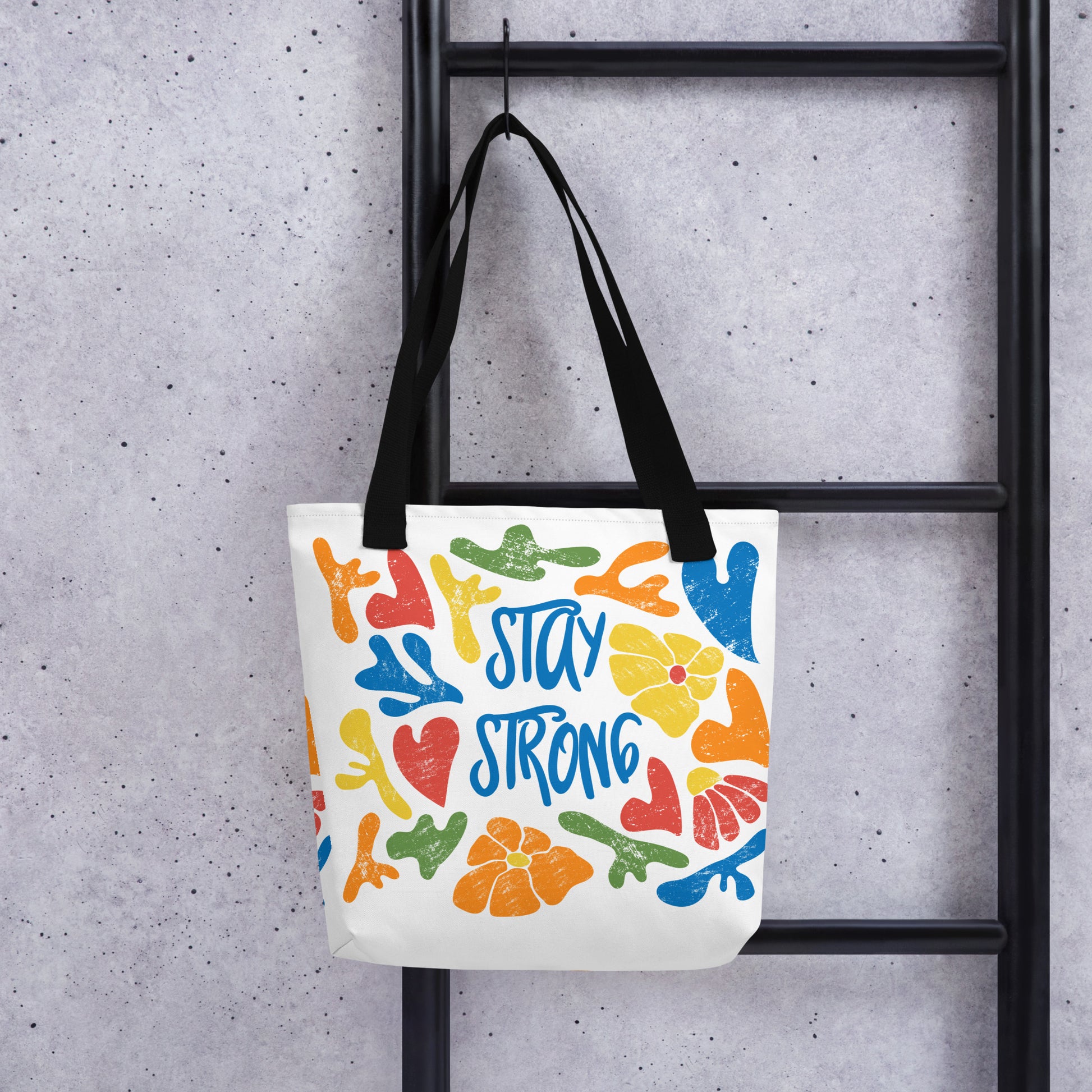 Stay Strong Inspirational Tote Canvas bag