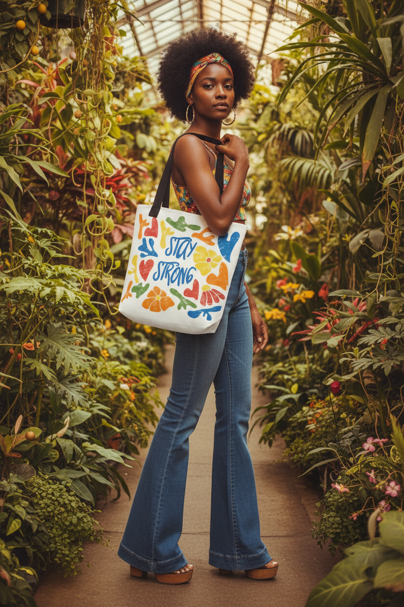Stay Strong Inspirational Tote Canvas bag
