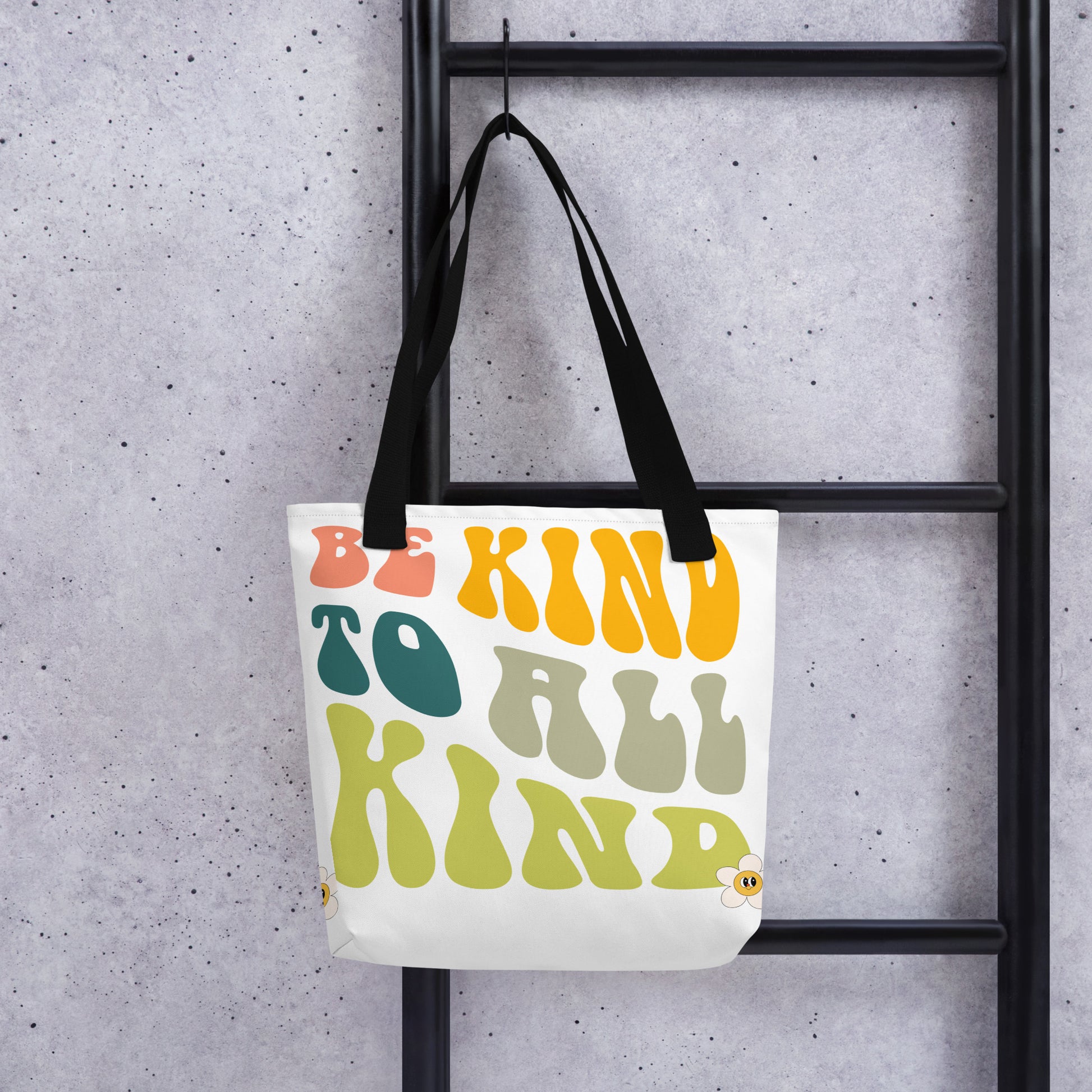 Be Kind to All Canvas Tote Bag- Stylish, Eco-Friendly Everyday Carry