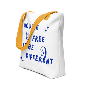 You're Free To Be Different- Tote bag
