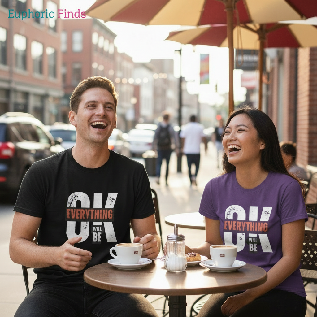 Everything Will Be Ok- A Motivational Tee for Tough Days