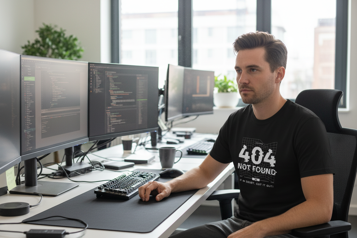 404 Not Found Graphic Tee