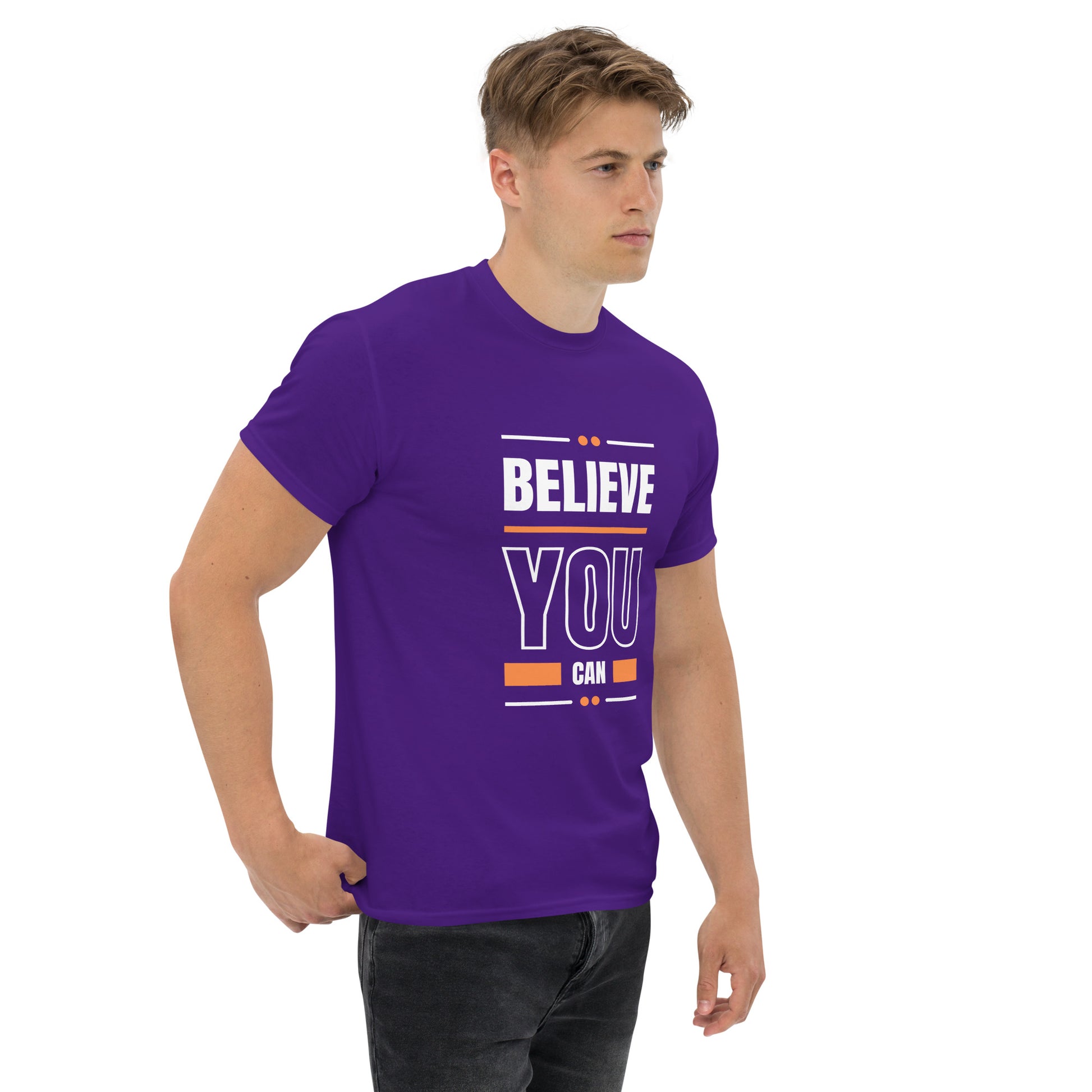 Believe You Can Motivational Unisex T-Shirt- Positive Affirmation Tee