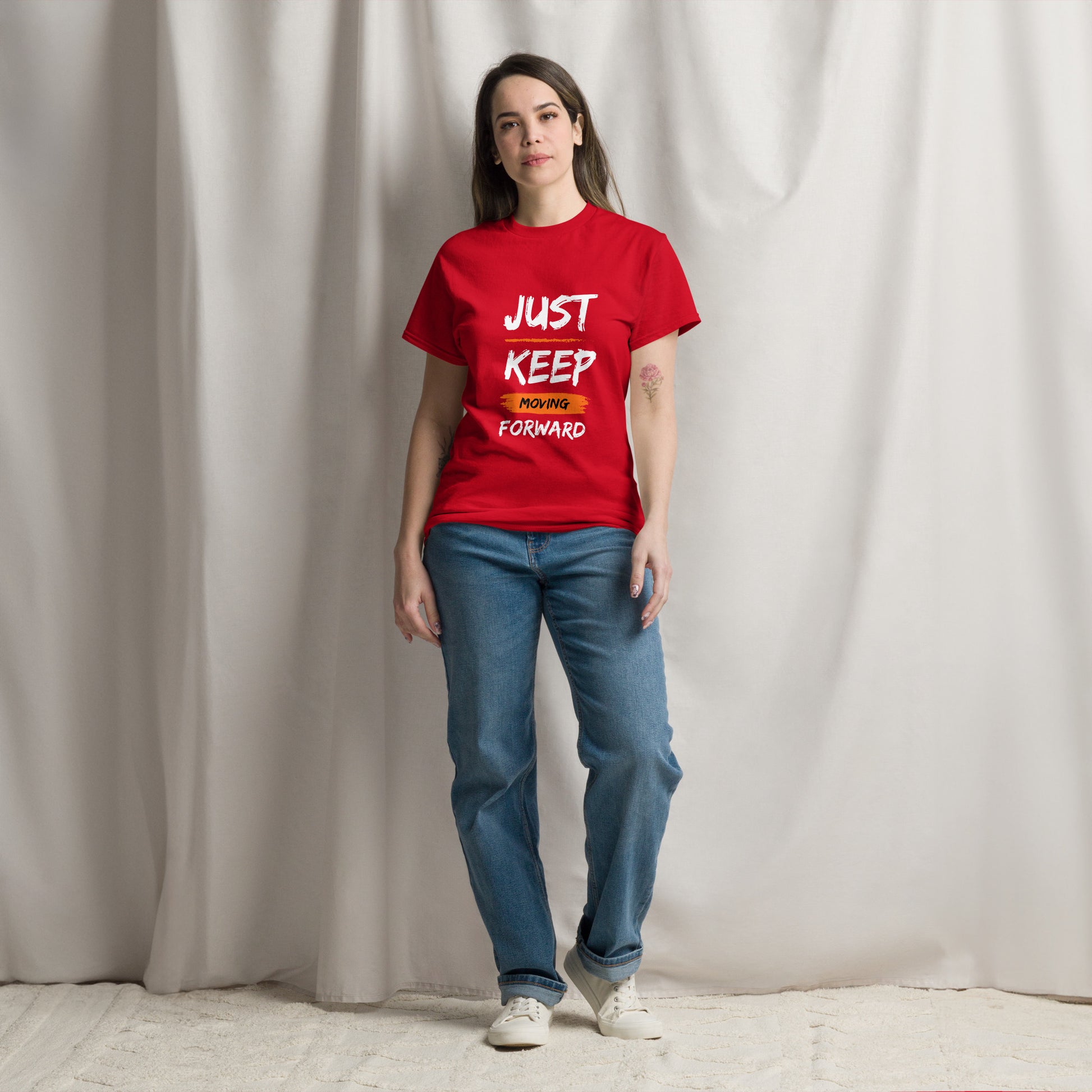 Just Keep Moving Forward Unisex Tee