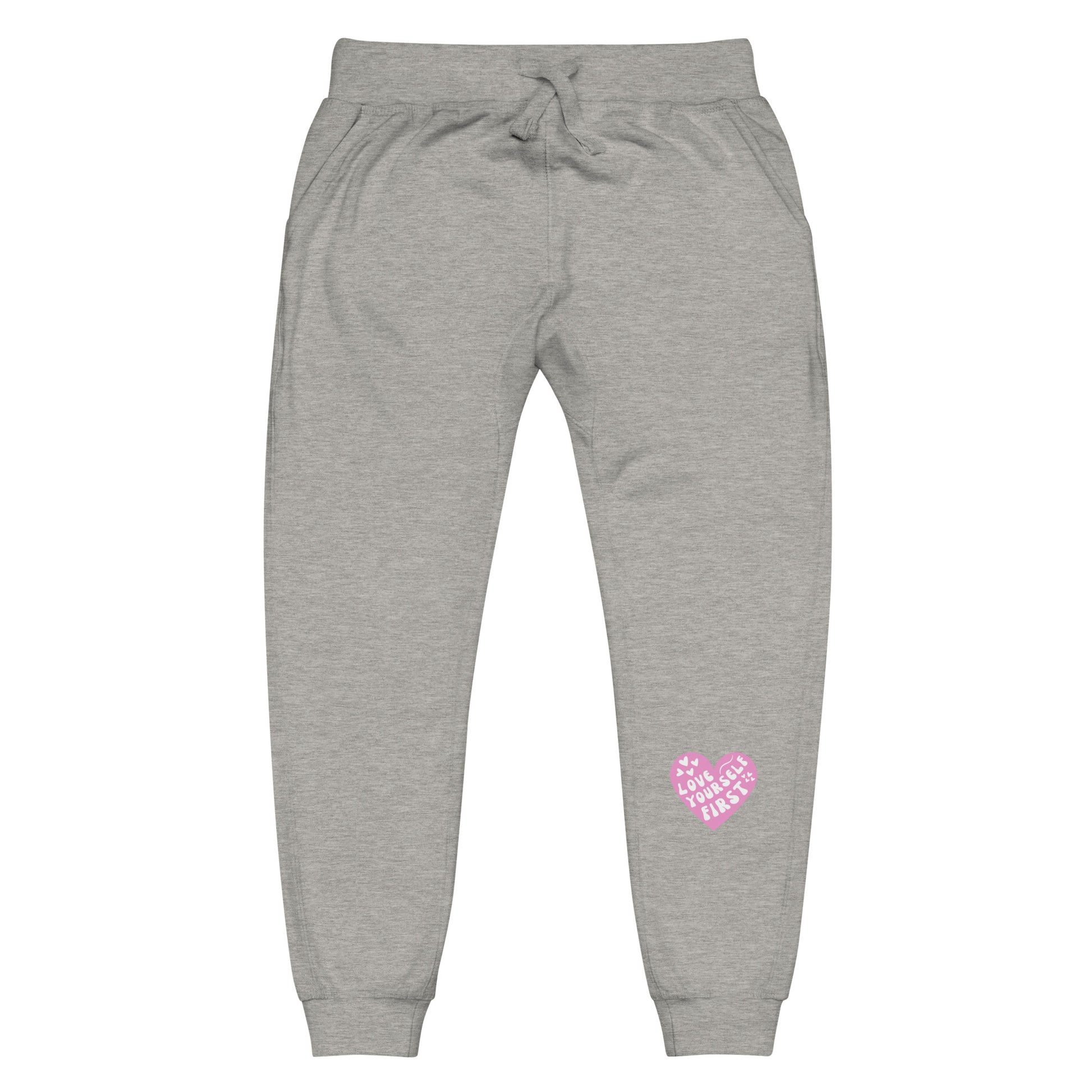 Love Yourself First Motivational Heart Joggers