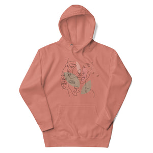 Minimalist Line Art Hoodie
