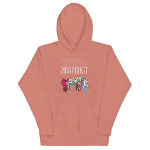 Abstract Unisex Hoodie- Colorful Art-Inspired Streetwear