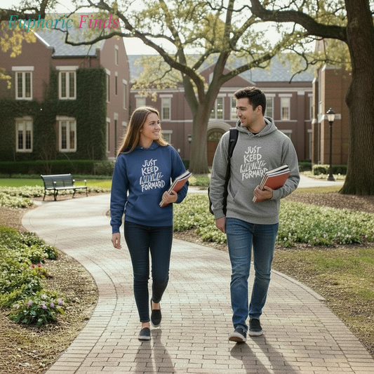 Just Keep Moving Forward Unisex Hoodie