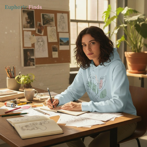 Minimalist Line Art Hoodie